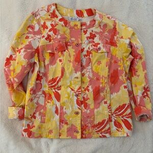 Floral Button-Up Jacket